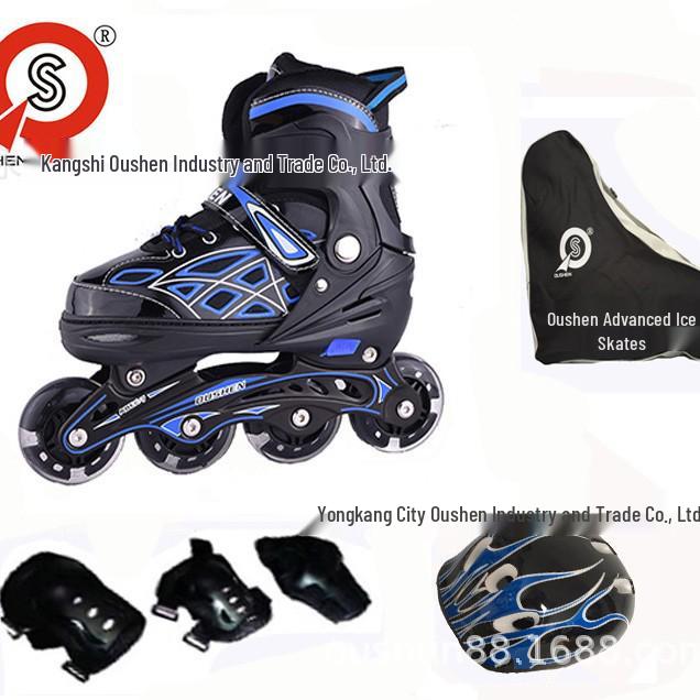 Adult & Children Inline Roller Skates Set - Beginner Full Flash Skating Shoes