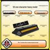 Rubber Car Wheel Chock Parking Barrier and Ground Stopper