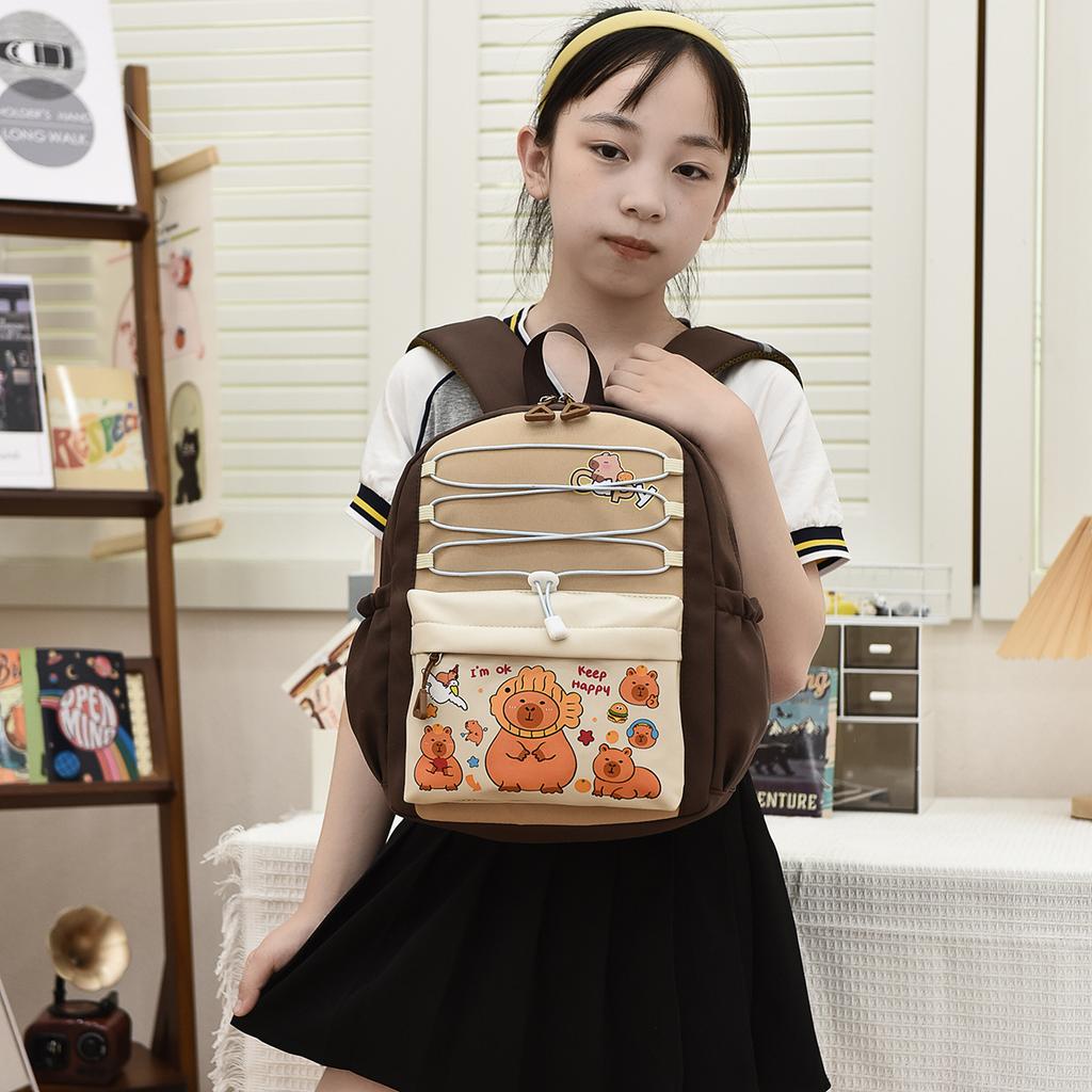 School bag Children's bag Kapibara small and medium class backpack 3-6 years old Children school boys and girls