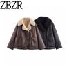 Za Autumn and Winter New Arrivals Women's Clothing Zr European and American Style Fashionable Simple Versatile Casual Reversible Jacket 3548246
