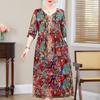 Summer Plus Size Elegant Dresses for Women  Casual Half Sleeve Long Dress