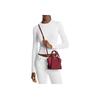 Michael Kors Avril Logo Classic Leather Shoulder Crossbody Handbag Mini Women Handbags Cherry 35F4G4VC0L-CHERRY