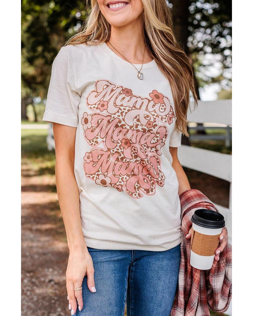 Azura Exchange Leopard Print Short Sleeve Graphic Tee