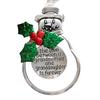 Christmas Tree Alloy Hanging Decoration Girl Love Heart Snowman Reindeer Shape Hanging Ornament Friends Family Neighbors Holiday Gift