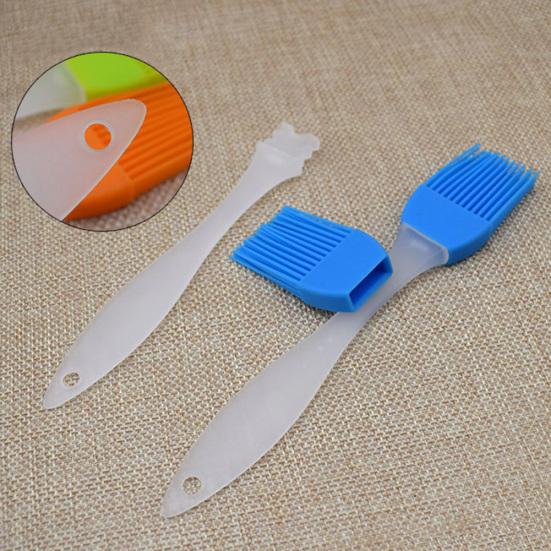 Silicone BBQ Sauce Oil Brush Handle Cake Butter Pastry Cook Baking Barbeque Tool