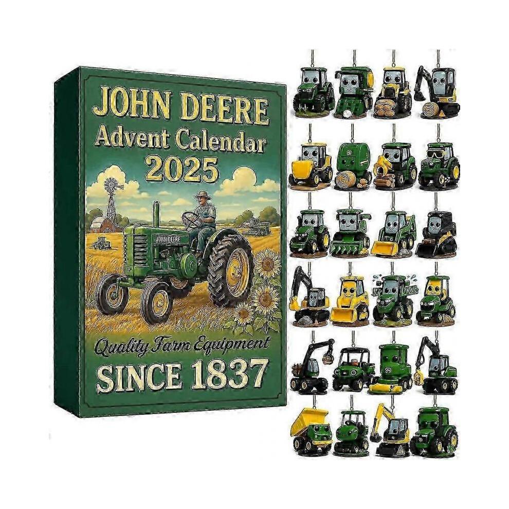 (Firefighter Blind Box) Firefighter John Deere Billie Eilish Advent Christmas Tree Acrylic Pendant.z