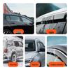 Japanese Car Rain Guards: Sun Visors for Noise Reduction & Ventilation