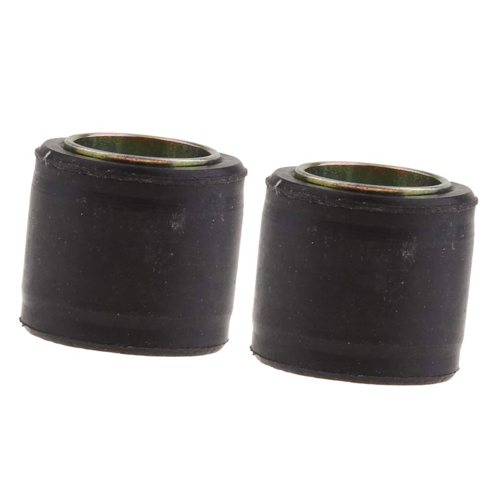 KESOTO 2pcs 14mm Motorcycle Shock Absorber Suspension Bush Rubber