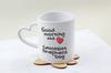 Caucasian Shepherd Dog, Caucasian Ovcharka - cup with a dog, adorable cup with a heart-shaped handle, universal gift from the Art-Dog brand