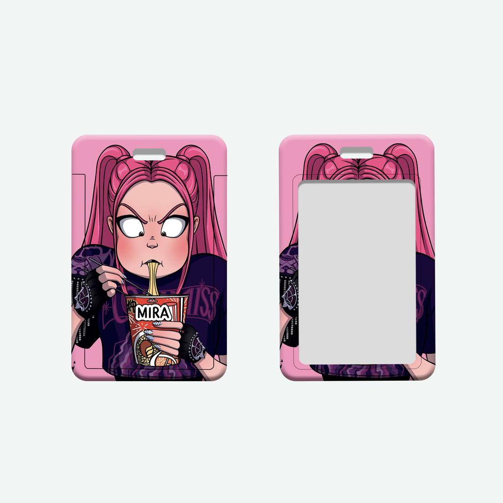 Herren Gruppe Cartoon Kartenset Studentenausweis Set Bus Essenskarte Anstecknadel Studenten Essenskarte