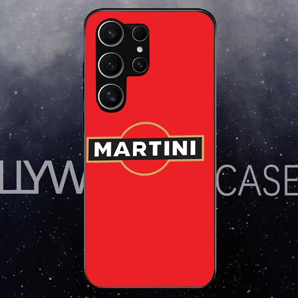 Racing M-Martini-ES Phone Case For Samsung S25 Edge Ultra S23 S22 S21 S20 Ultra Plus S24 Fe A54 A53 A25 Glass Cover