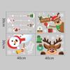Christmas Merry Window Stickers Xmas New Year Decor Decals Santa Reindeer Claus