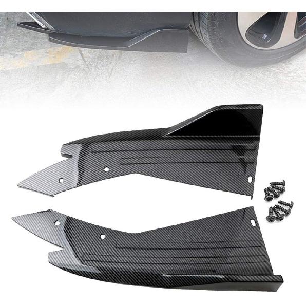 

Пара углеродного волокна, задний бампер, крылышки для губ, боковая юбка, сплиттер, спойлер, накладка на крыло, авто, декоративная защита