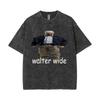 Washed Vintage TV Show Fan Men Women Breaking Bad Heisenberg and Jesse Pinkman Graphic Tshirt Better Call Saul Print T Shirts