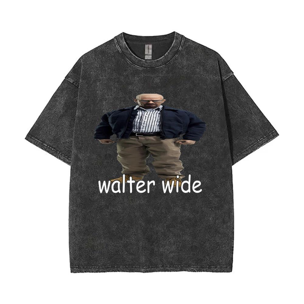 Washed Vintage TV Show Fan Men Women Breaking Bad Heisenberg and Jesse Pinkman Graphic Tshirt Better Call Saul Print T Shirts