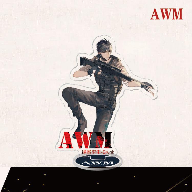 Game Anime Acrylic Cosplay Character Stand Acrylic Figure Stand Model Painted Desk Decor Ornament Gift