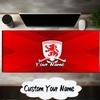 Custom Name Mouse pad Middlesbrough Football Club Crest Mouse pad, Gaming Mouse Pad, keyboard pad, Desk Decor for computer notebook Fan Birthday Gift