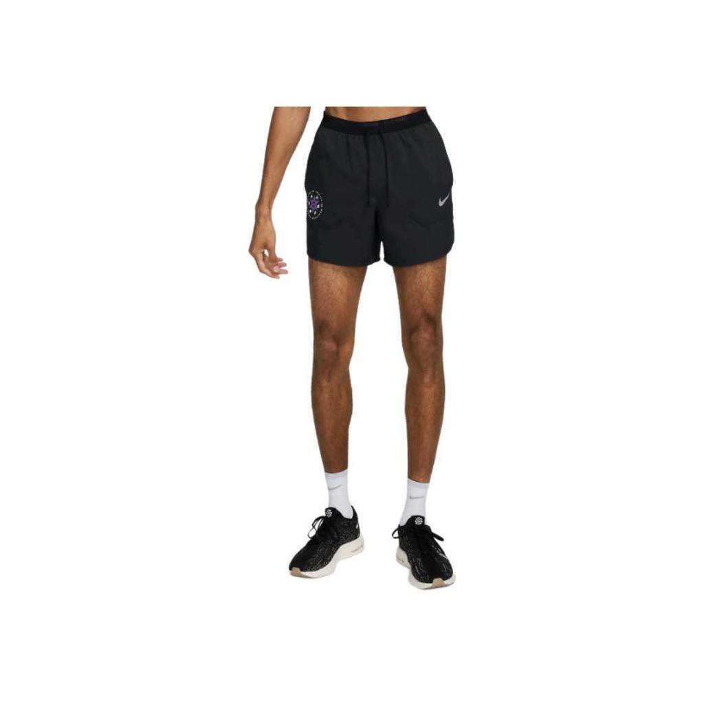 Nike Dri-Fit Stride Comfortable Soft Skin-Friendly Three-Quarter Sports Shorts Men Shorts Black FV6331-010