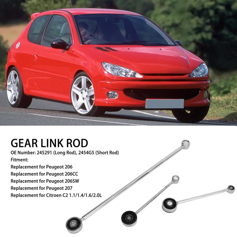 Schakelstang 245291 Transmissie Schakelhendel Koppeling Stang Vervanging voor Peugeot 206 206CC 206SW 207