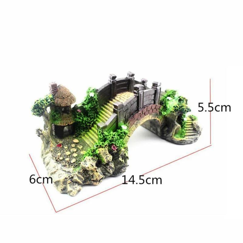 Steinpynt Paviljong Landskapsarkitektur Fotorekvisitt Bro Landskap Akvarium Tre Akvarium