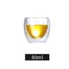 Shangqi Egg-Shaped Double-Wall Glass Cups Set