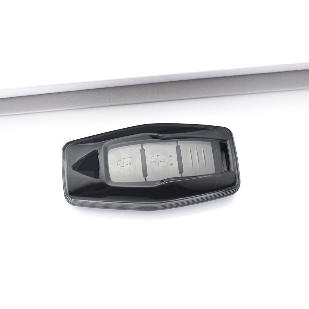 Transparent Tpu Car Key Case Cover For Mitsubishi Outlander Control Remote Auto Shell Fob Holder Bag Protector