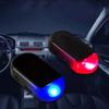 2pcs ABS Anti-theft Warning Lights Easy To Install Solar Power Simulated Car Alarm Fake Alarm Lamp