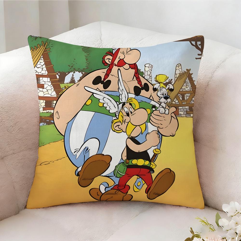 A-Asterixs Animation Film Pillow Case Pillowcase, Double-Sided Printed, Sofa Cushion, Bedroom Headboard Pillow