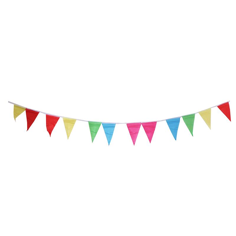 Triangle String Banner Buy 8 M Colorful Triangle Flag Pennant String Banner Festival Party ...