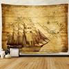 Tapestry F Merry Soul Pirate Treasure Map Sailing