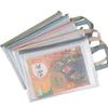 A4 Transparent Mesh Handheld Zipper Bag for Test Papers - Waterproof & Customizable