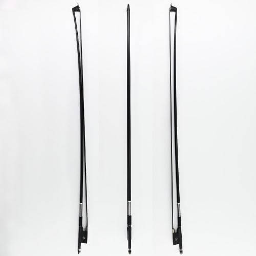 VINGOBOW Carbon Fiber Violin Bow, 4/4 Size. Made with Natural Black Horsehair for a Bright Sound and Guaranteed Quality!