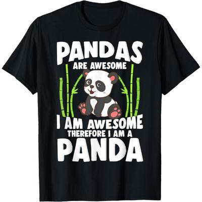 Panda Shirt Cute Panda Tshirt Pandas Are Awesome Panda Bear T-Shirt