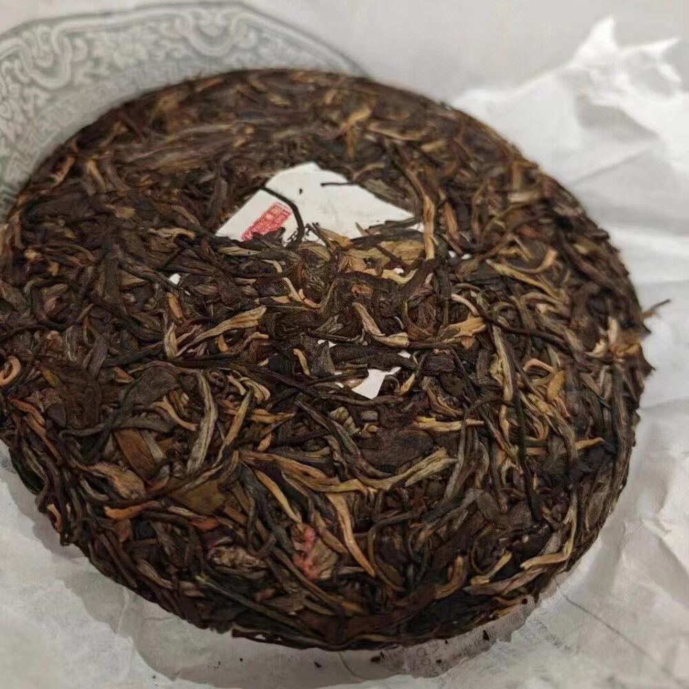 357g Yunnan Old Pu-erh Raw Tea Cake 2017 Bingdao Gushu Pu'er Tea Cake Puerh Tea