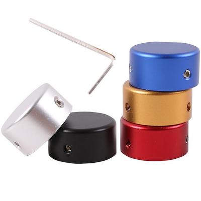 Boutons de pédale de guitare électrique en aluminium