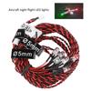 8pcs RC LED Flash Light Night Flight LED Lights Kit for RC Airplane Aircraft Plane
