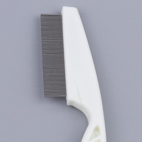 Pet Grooming Comb Stainless Steel Fine-Tooth Pet Hair Comb Multifunctional Flea Comb Debris And Tear Stain Removal Tool for Dogs Cats