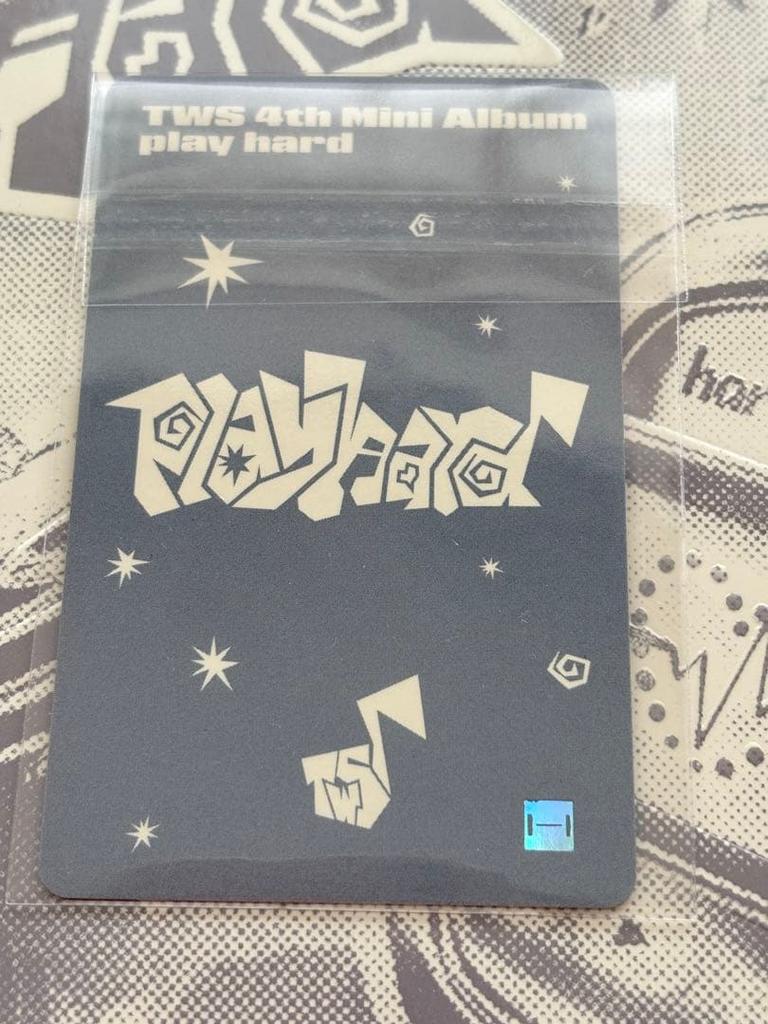 [USED] TWS Playhard Jihoon Lakidro Trading Card Weverse Korea
