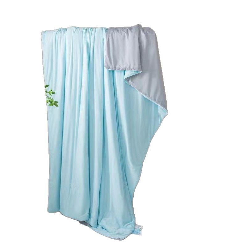 Single Piece of Ice Silk Summer Quilt Frozen Air Conditioning Thin Quilt Student Dormitory Machine Baptism Quilt