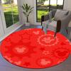 1pc Mickey Mouse gears and stars design. Round carpet, Made of Polyester,Perfect for Decorating Office Chairs, Living Rooms,fplt025