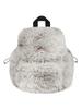 Kirsh Cherry Fur Mini Backpack [Light Grey]