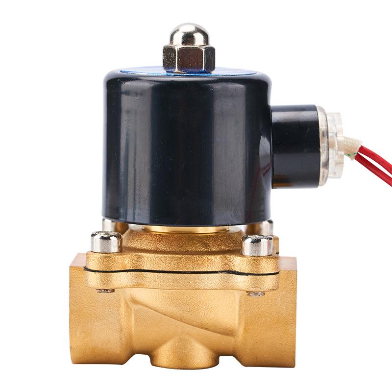 Top Jian AC220V Solenoid Valve, 1-Inch/4-Point Water & Air Control, 24V Electronic Switch