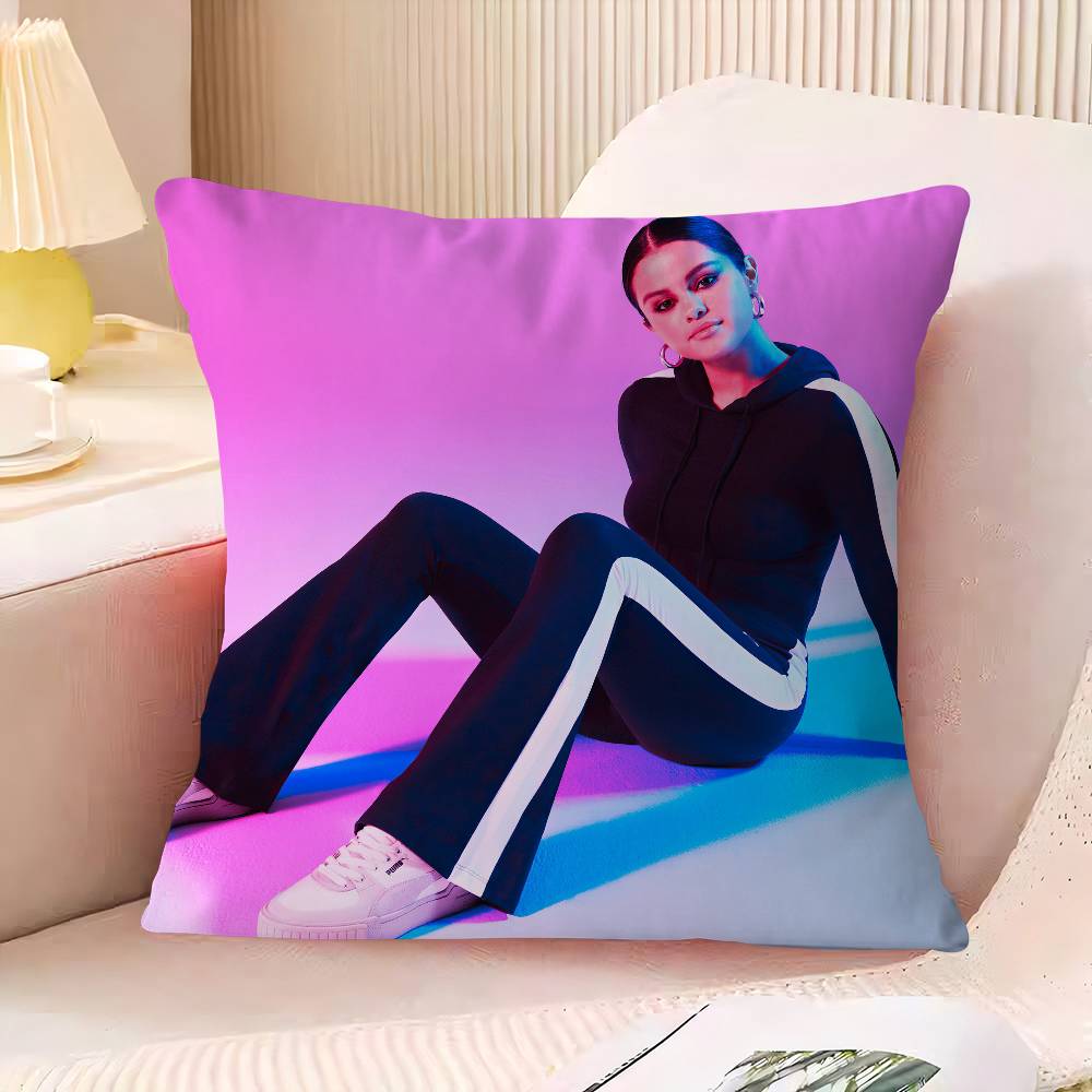 

S-Selena G-Gomez Pillow Cover For Bedroom Room And Living Room Sofa Decorative Cushion Cover 16x16Inch