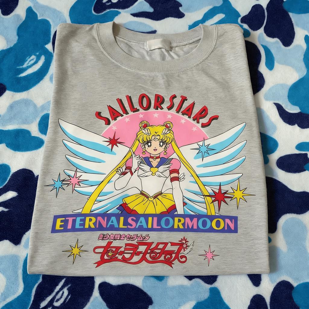 Sailor Moon Japanese Anime Printed Tshirt Unisexs and Womens Tshirt Unisexs Top Sports Tshirt Unisexs Tshirt Summer Tee 2026 New