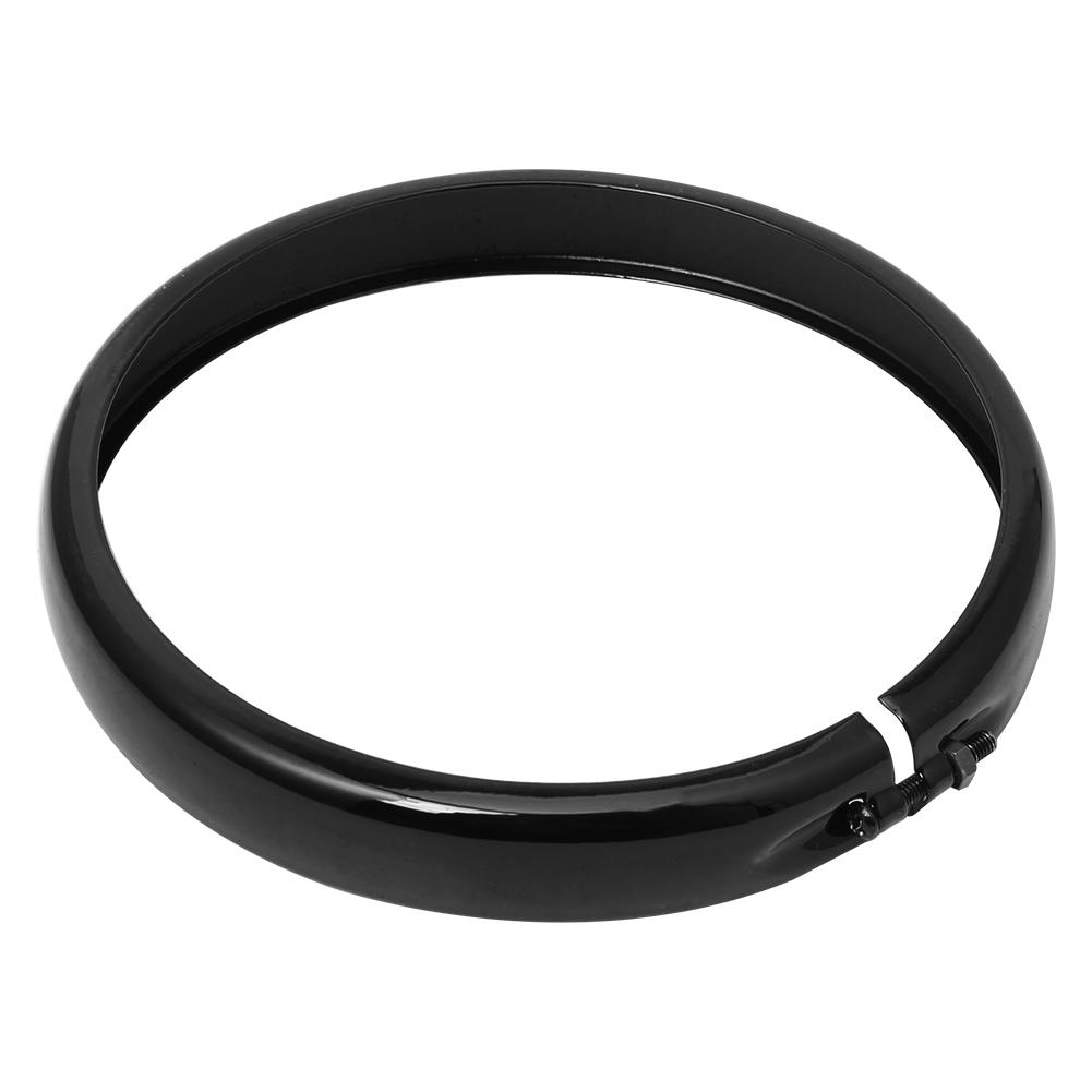 Motorcycle Black 5.75'' Headlight Headlamp Trim Ring For Harley Sportster Iron XL 883 1200 Dyna Softail Street