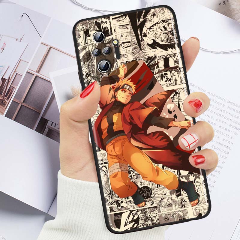 

Аниме Наруто в стиле манга для Xiaomi Redmi Note 11 10S 10 9T 9S 9 8T 8 7 6 Pro Plus Max 5G черный мягкий чехол для телефона Funda Capa Redmi Note 11ProPlus