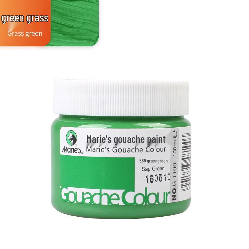 Mali Afwasbare Gouache Verf 100ml - Handgeschilderde Kleuren voor Kinderen en Studenten