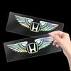 Laser Rainbow Angel Wings Car Fuel Tank Decals for Honda Civic Accord Fit City Vezel CRV Odyssey Jazz Prelude Insight Accessorie aja256