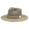 French Vintage Panama Straw Hat Saltwater Straw Top Hat Men'S And Women'S Sunscreen Beach Sun Hat