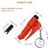 Safety Hammer with Rescue Whistle, Car Escape Tool,2-in-1 Window Breaker Seatbelt Cutter, Compact Emergency Escape Tool for Car